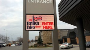 The random arrangement of red, white and blue pixels thankfully fell into place to guide the way