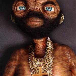 Nick Drew forgot to send a photo of himself, so here's E.T. auditioning for the next A-Team film (E-Team?)