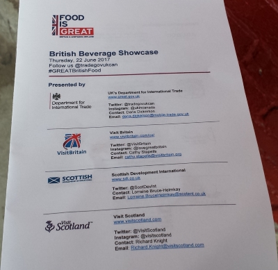 British Beverage Showcase program